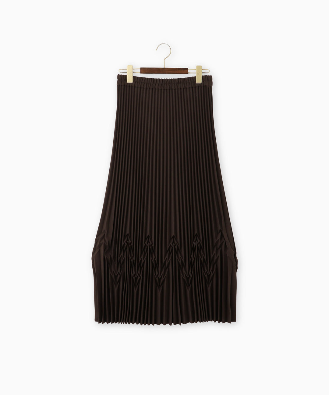 幾何柄プリーツスカート