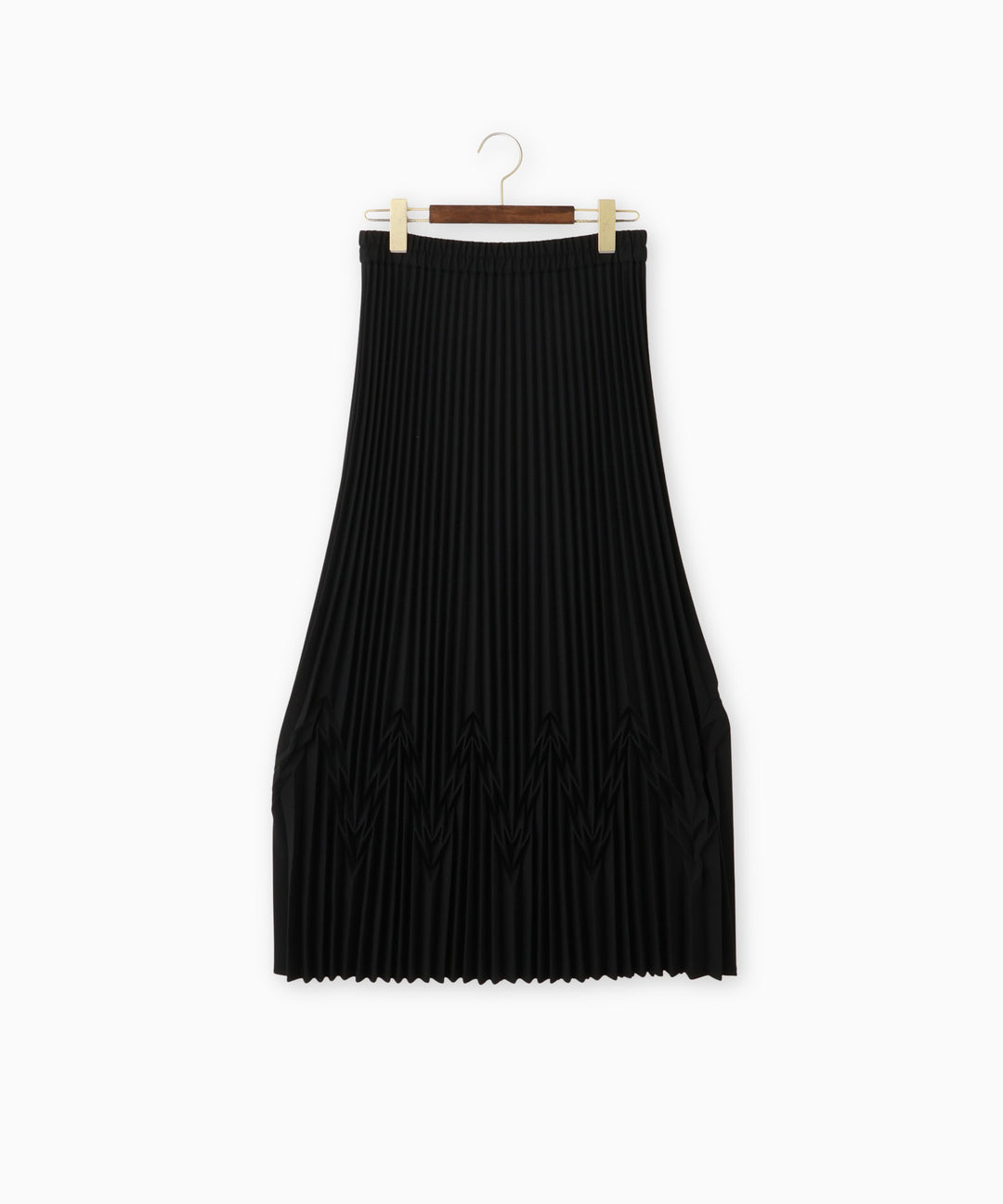 幾何柄プリーツスカート