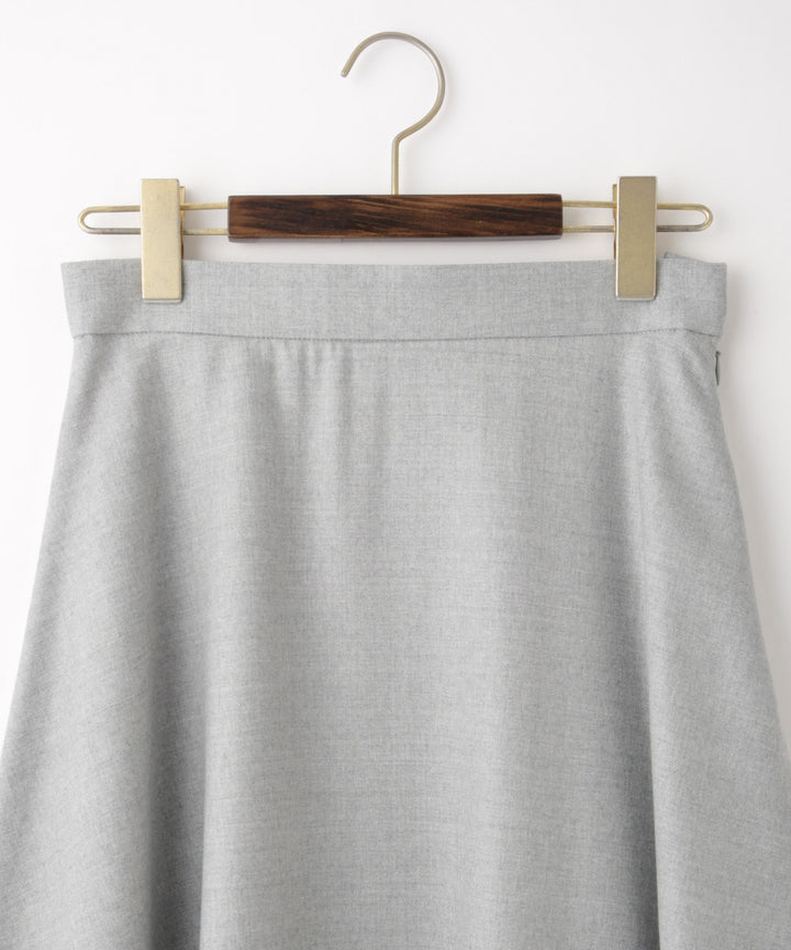 ウールサキソニーサーキュラースカート