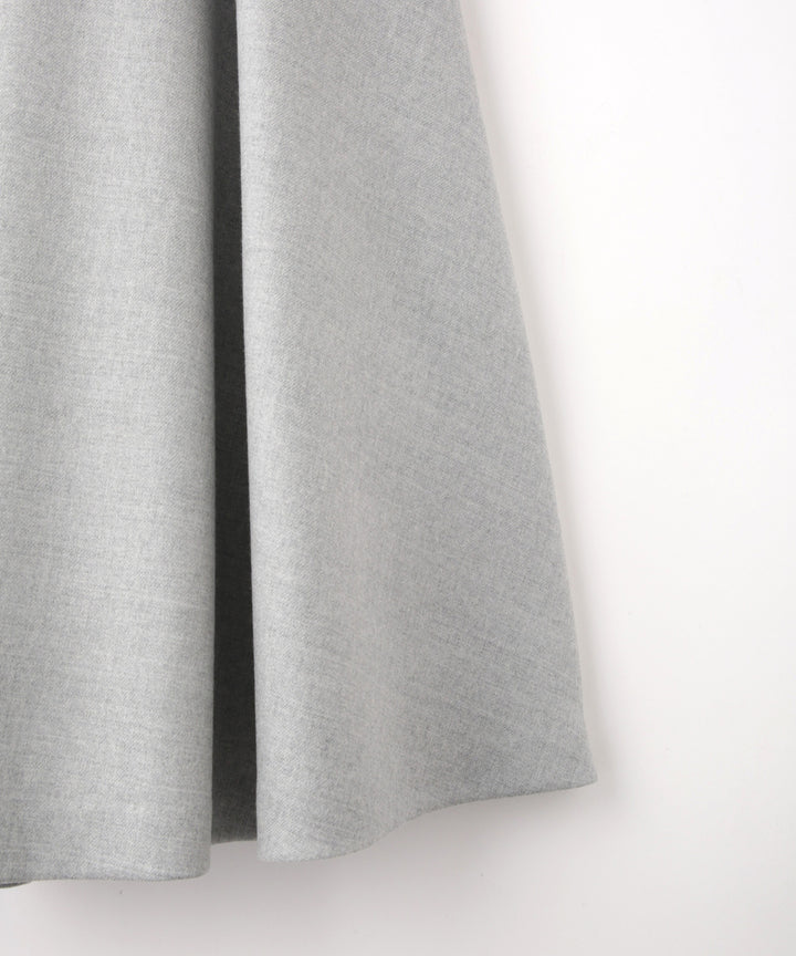 ウールサキソニーサーキュラースカート