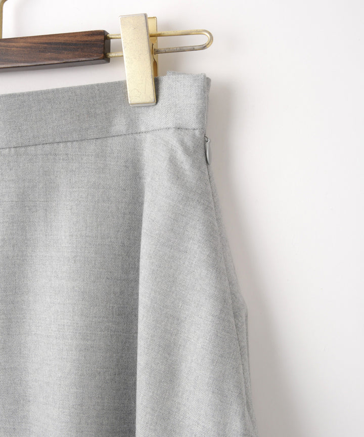 ウールサキソニーサーキュラースカート