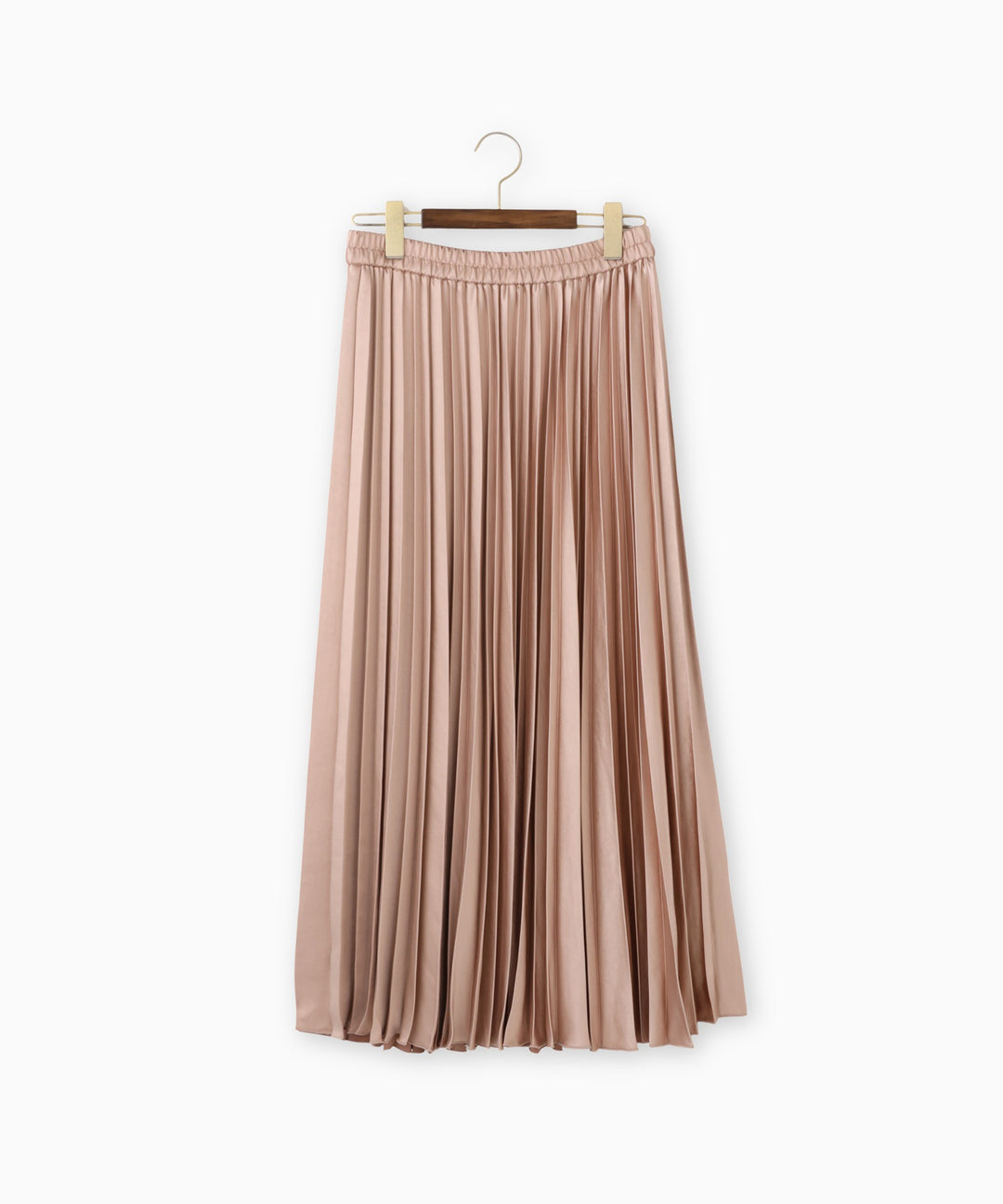 エアリーサテンプリーツスカート