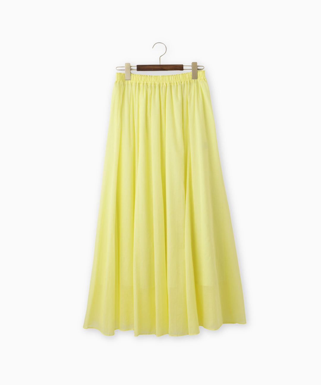 Sheer Flare Long Skirt