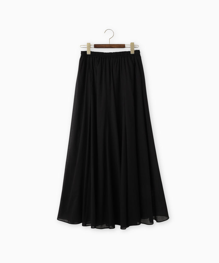 Sheer Flare Long Skirt