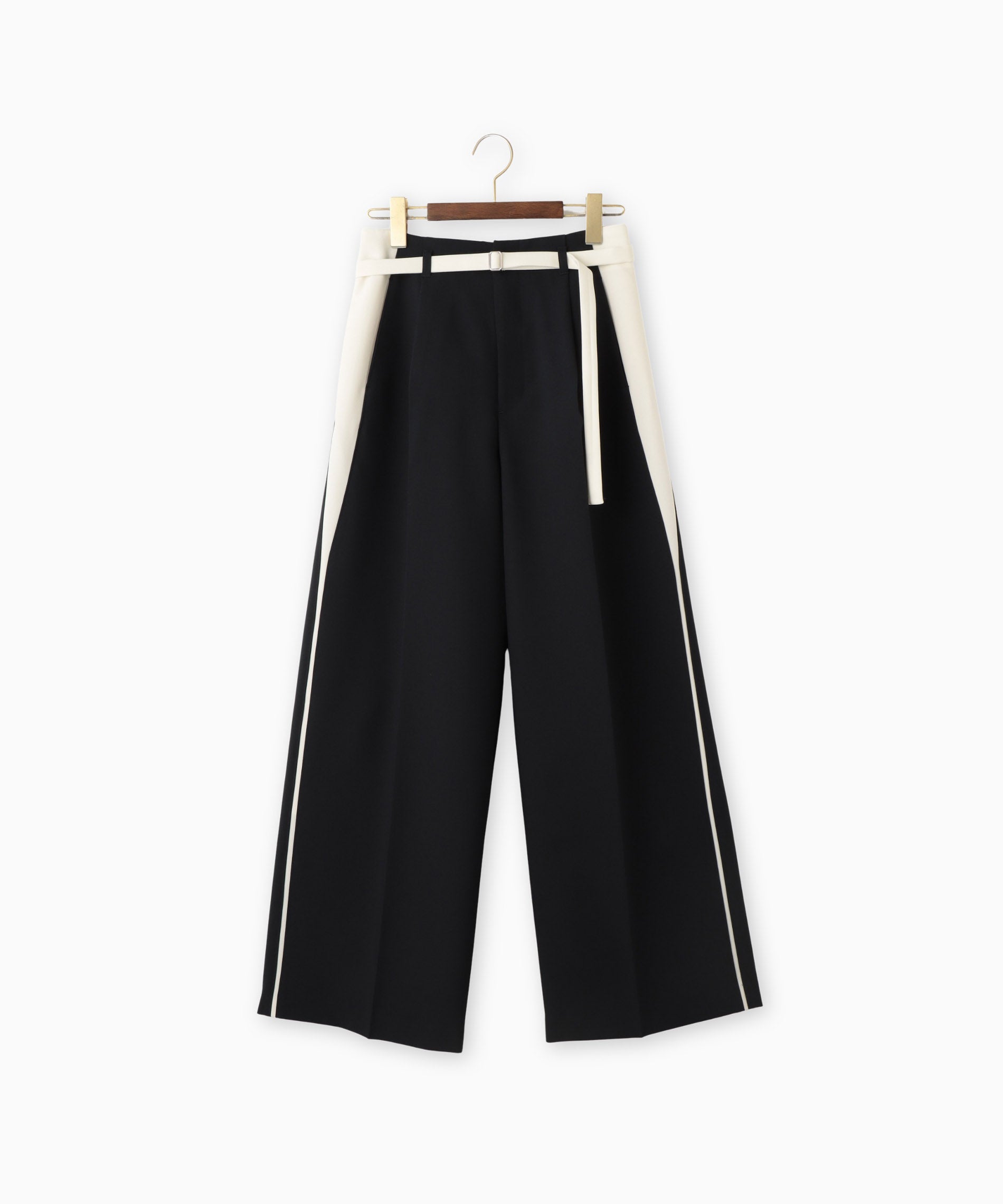 サイド配色ハイウエストパンツ – FACE SANS FARD