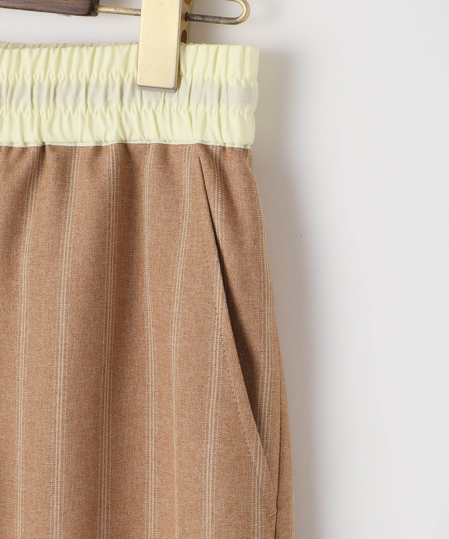 FIDRA ストライプ ベージュ パンツ XL FIDRA ストライプ ベージュ パンツ XL