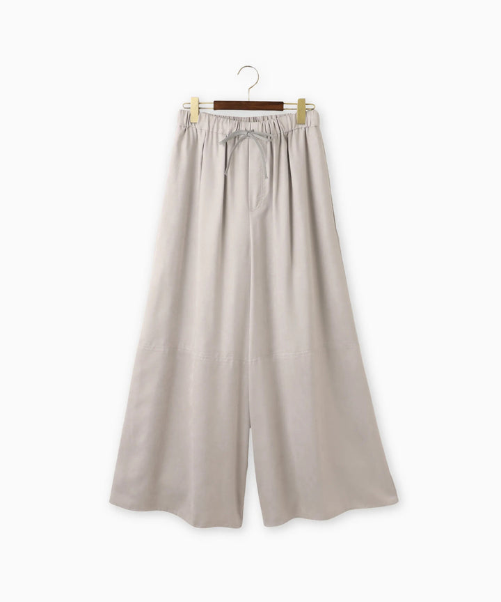 フェイクスエードワイドパンツ