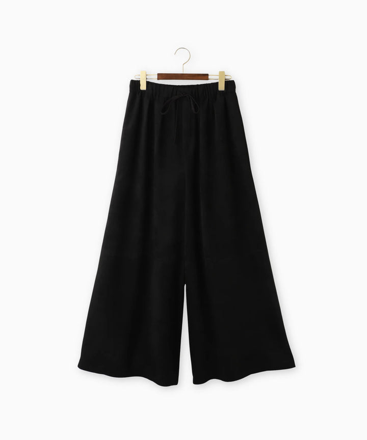 フェイクスエードワイドパンツ