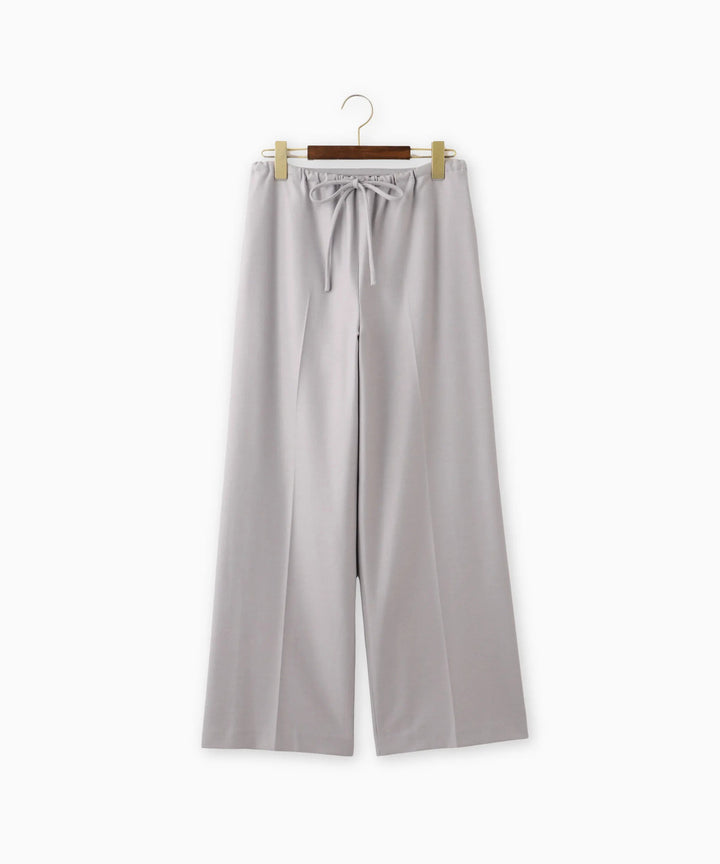 ハイウエスト起毛ワイドパンツ