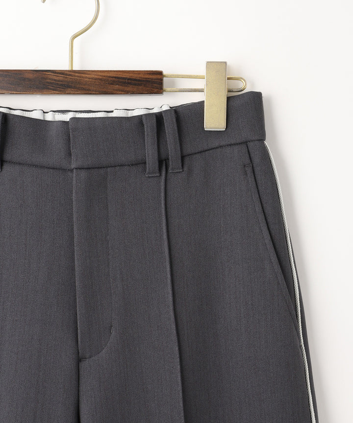 二重織ハイウエストワイドパンツ