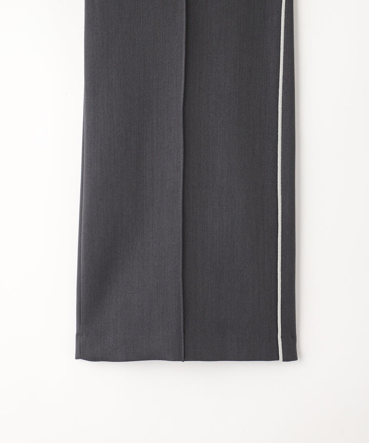 二重織ハイウエストワイドパンツ