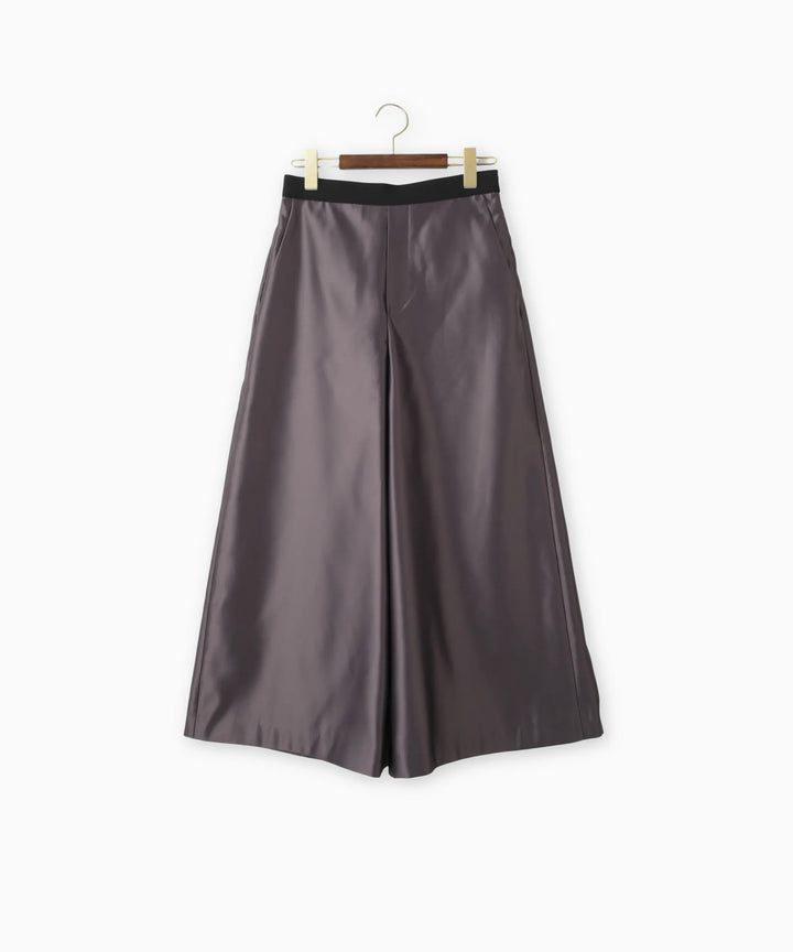 マットサテンワイドパンツ