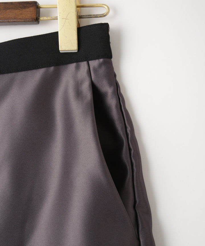 マットサテンワイドパンツ