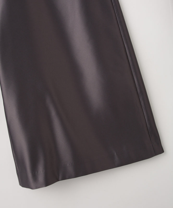 マットサテンワイドパンツ