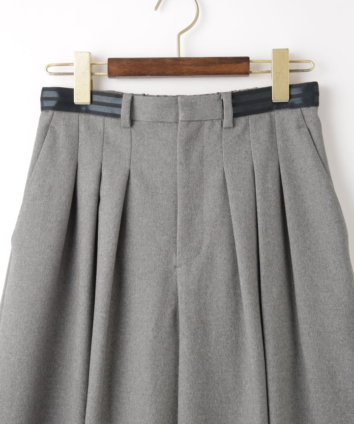 カラーテープウエストマークテーパードパンツ