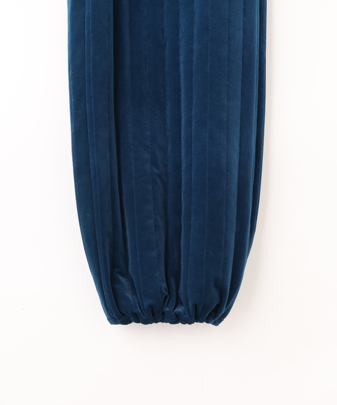 キルティングベロアワイドパンツ