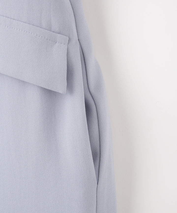 バックサテンジョーゼットオールインワン