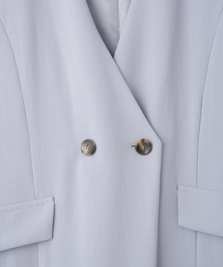 バックサテンジョーゼットオールインワン