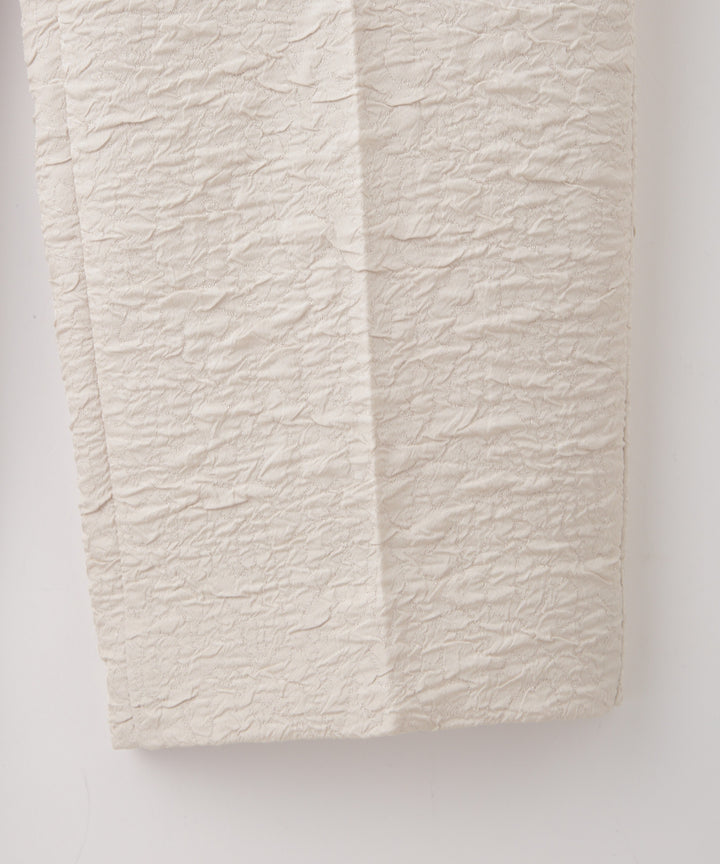 ジャガードテーパードパンツ