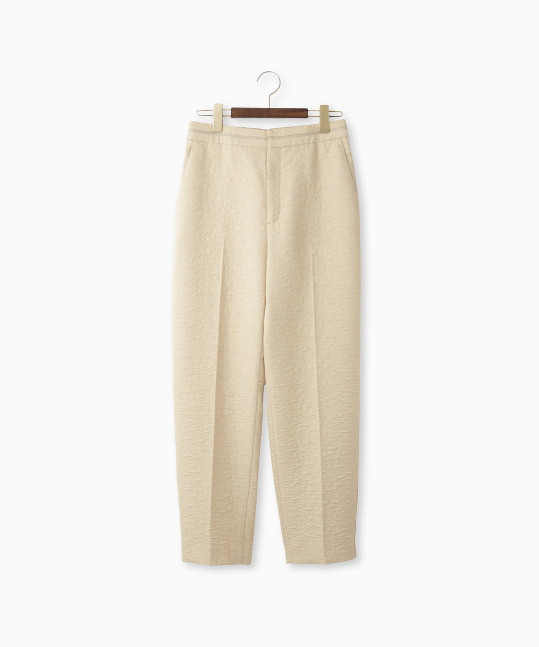 ジャガードテーパードパンツ