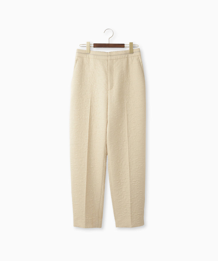 ジャガードテーパードパンツ