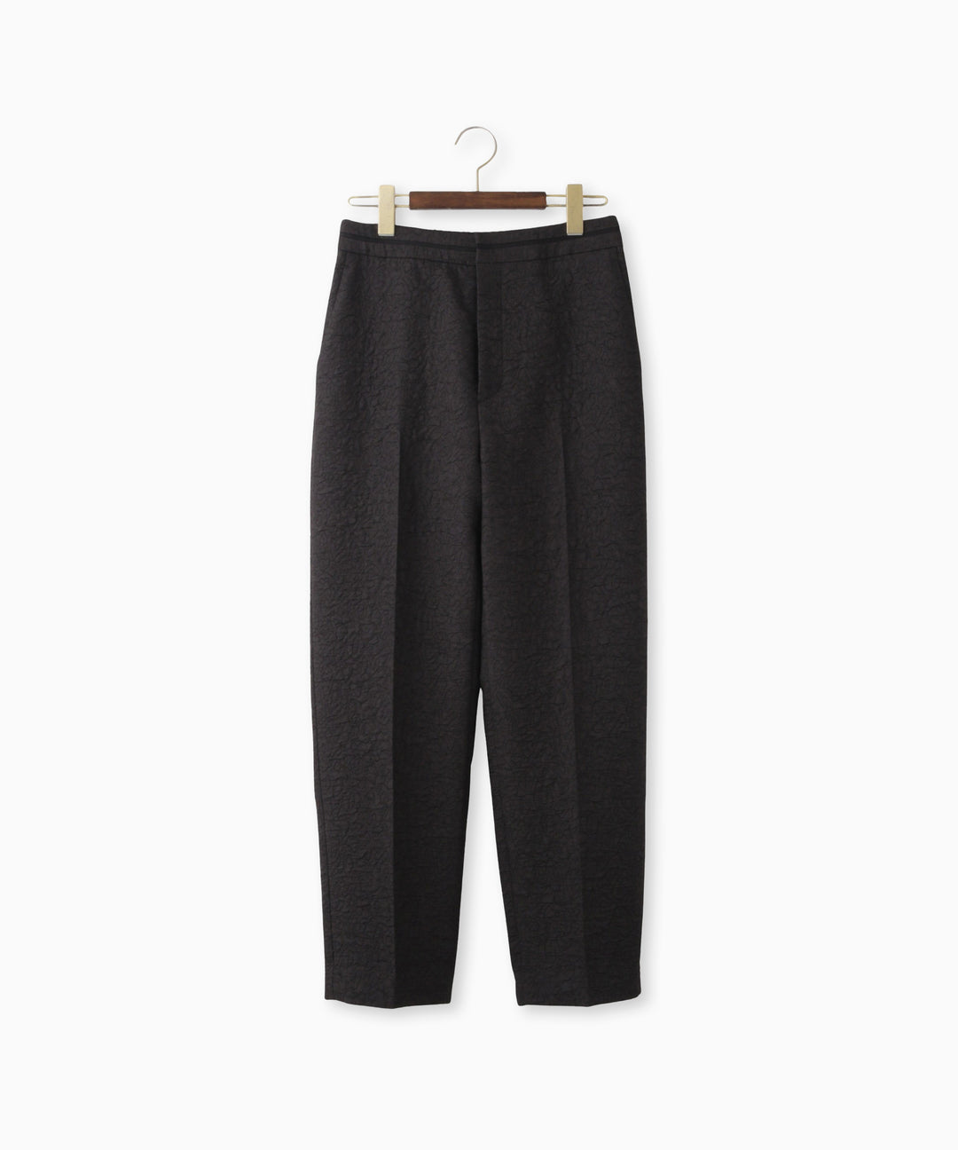 ジャガードテーパードパンツ