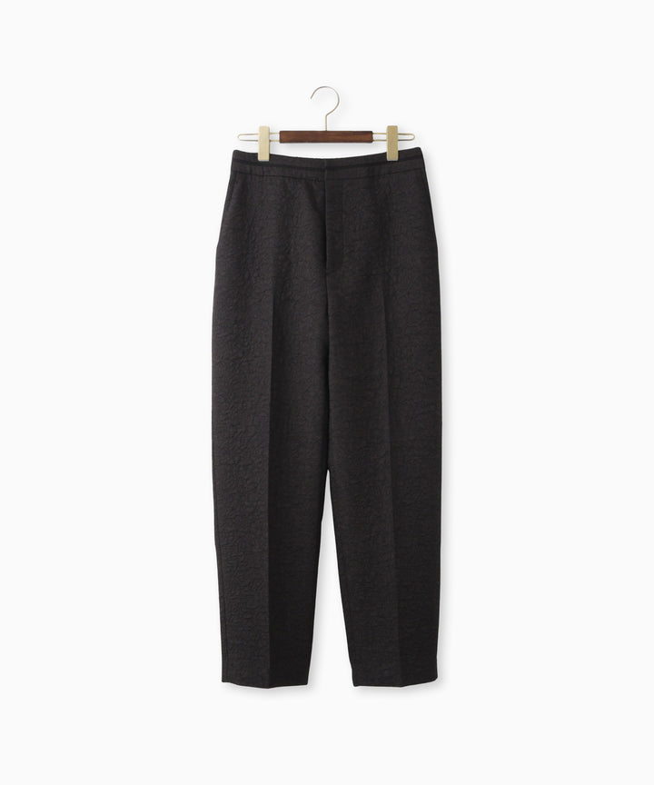 ジャガードテーパードパンツ