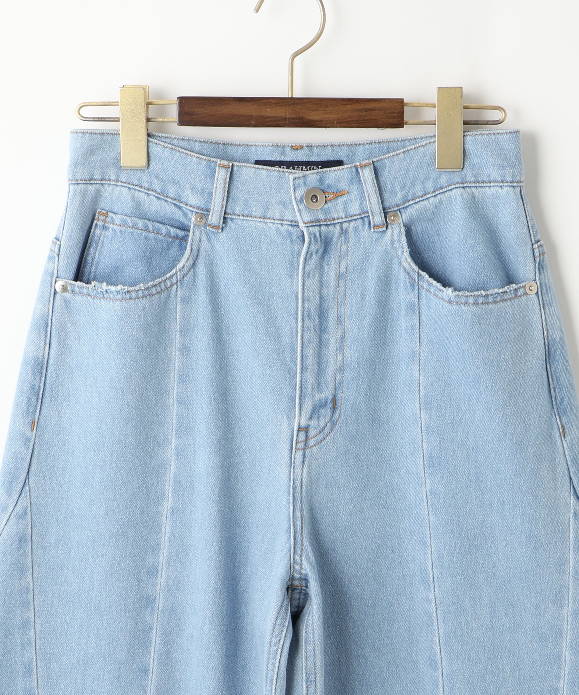 コットンデニムワイドパンツ – FACE SANS FARD