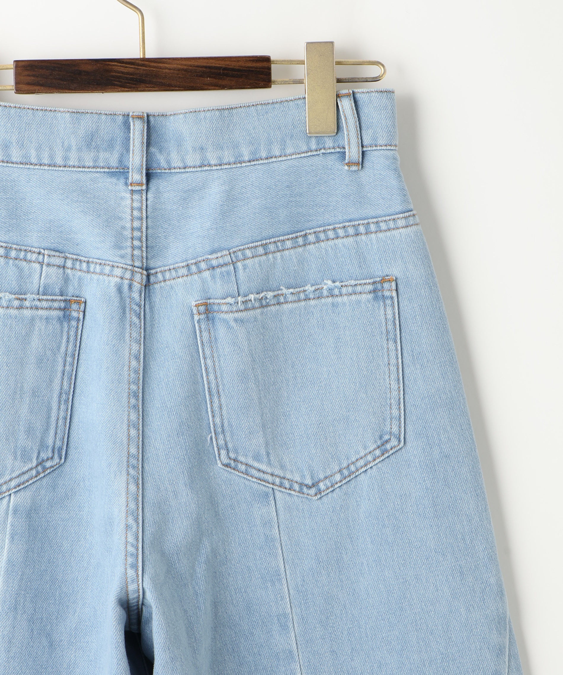 コットンデニムワイドパンツ – FACE SANS FARD