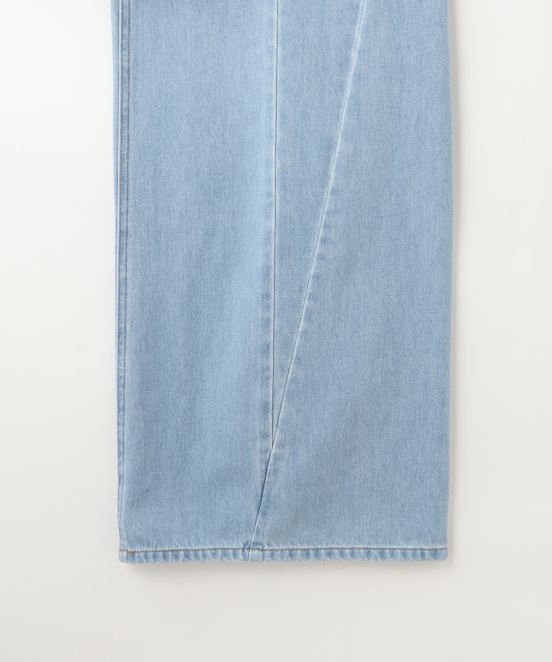 コットンデニムワイドパンツ