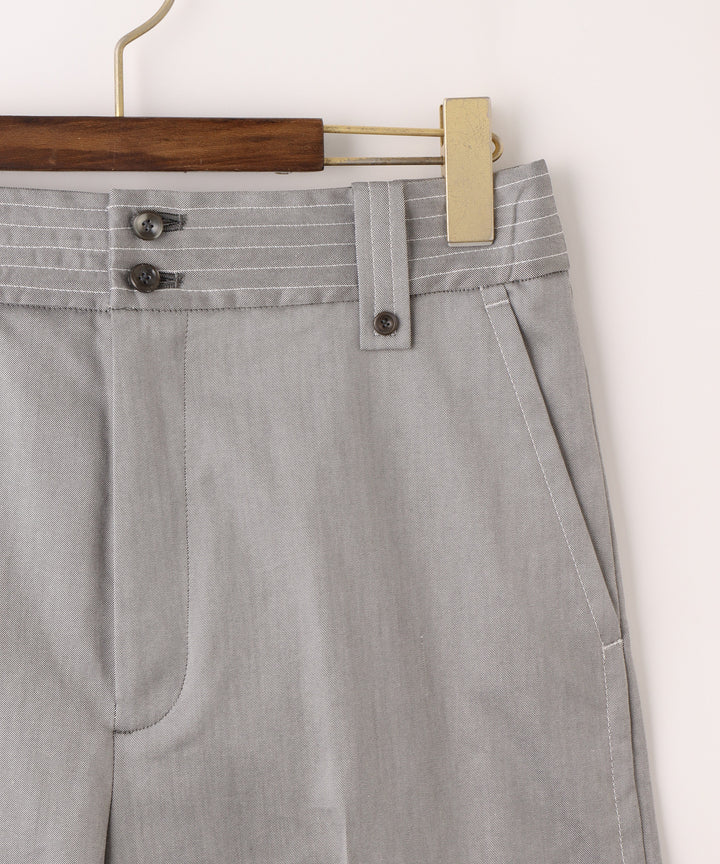 センタープレスワイドパンツ