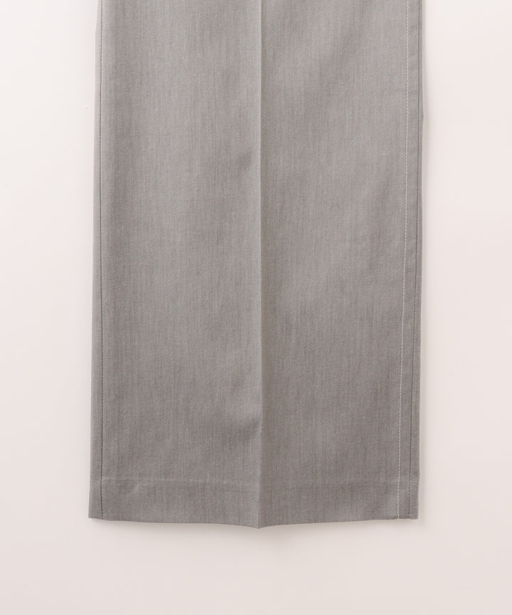 センタープレスワイドパンツ