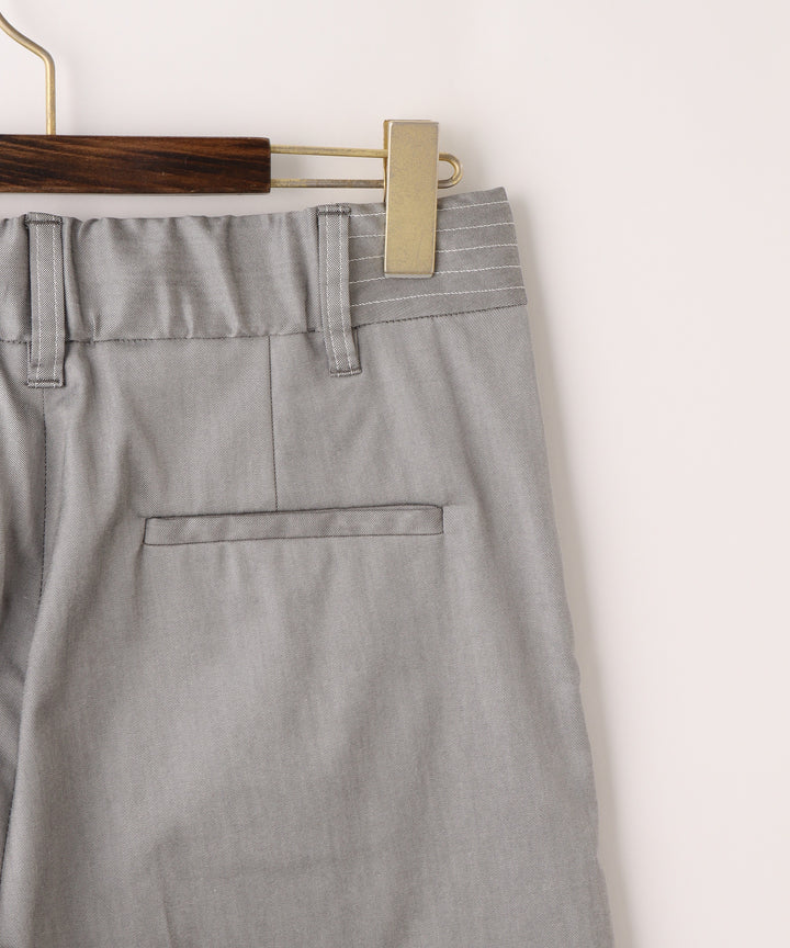 センタープレスワイドパンツ