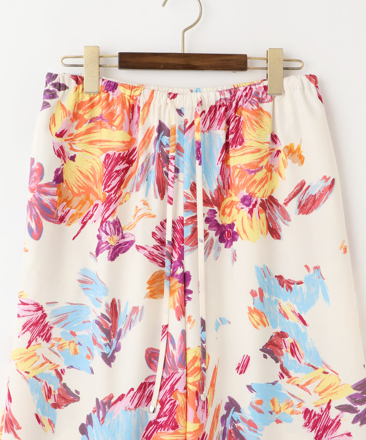 Multi-color Print Pants