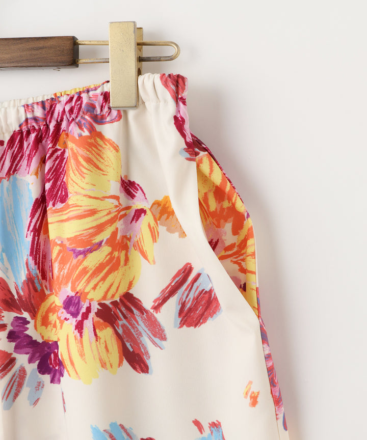 Multi-color Print Pants