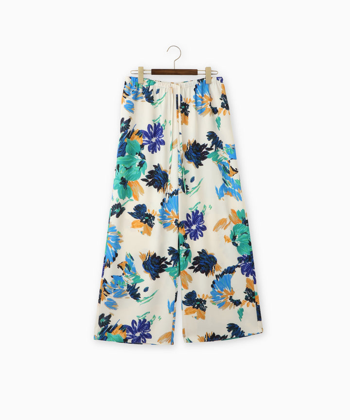 Multi-color Print Pants