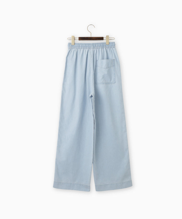 テンセルデニムワイドパンツ