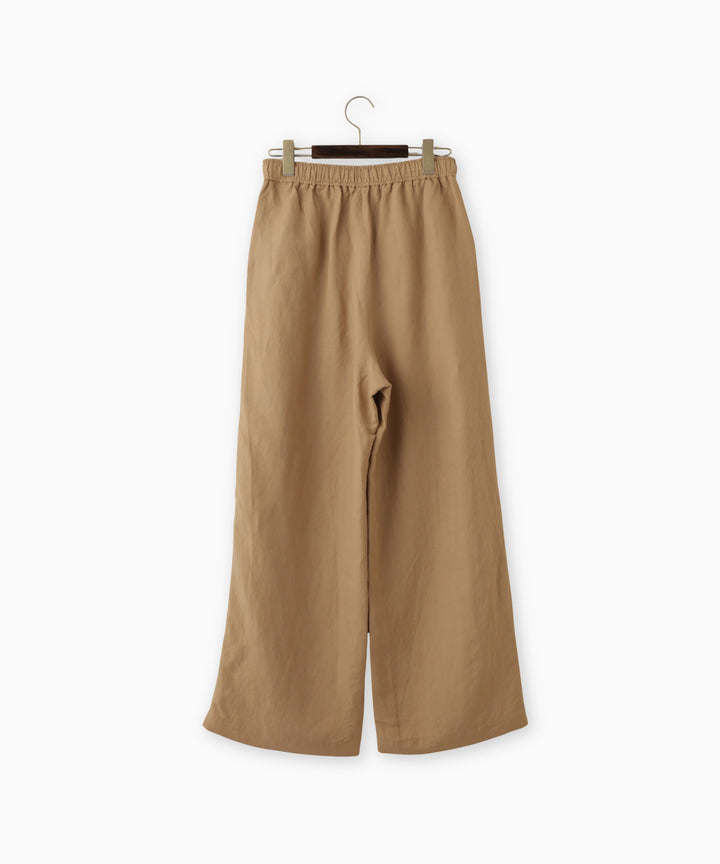 リネンワイドストレートパンツ
