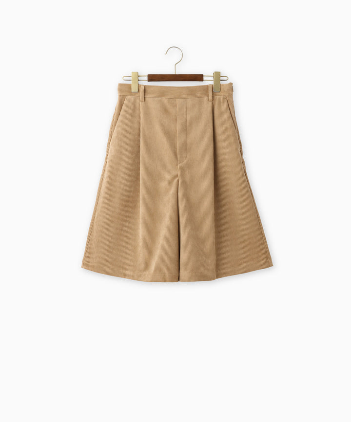 コーデュロイキュロットパンツ