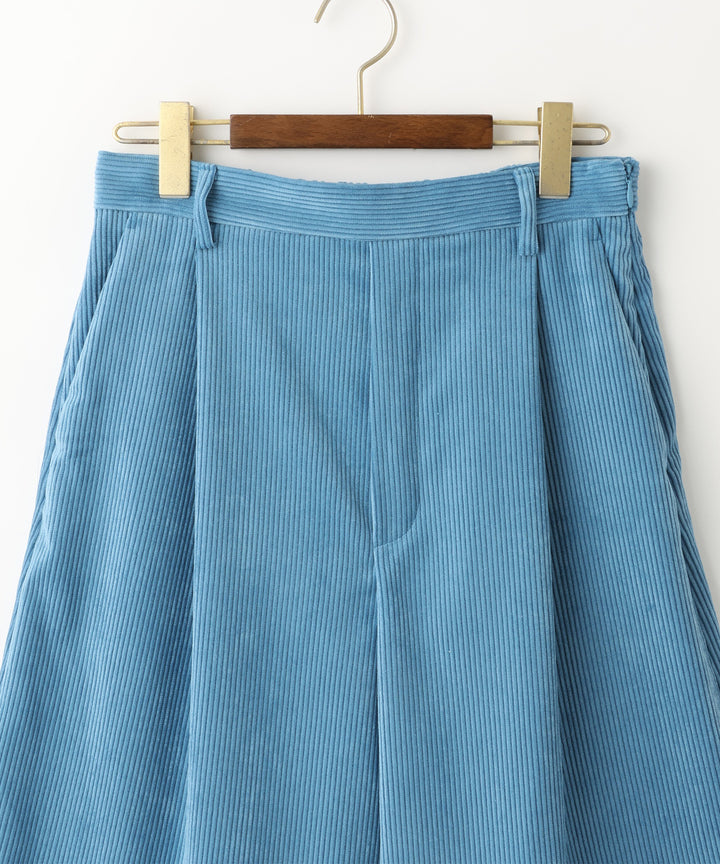 コーデュロイキュロットパンツ