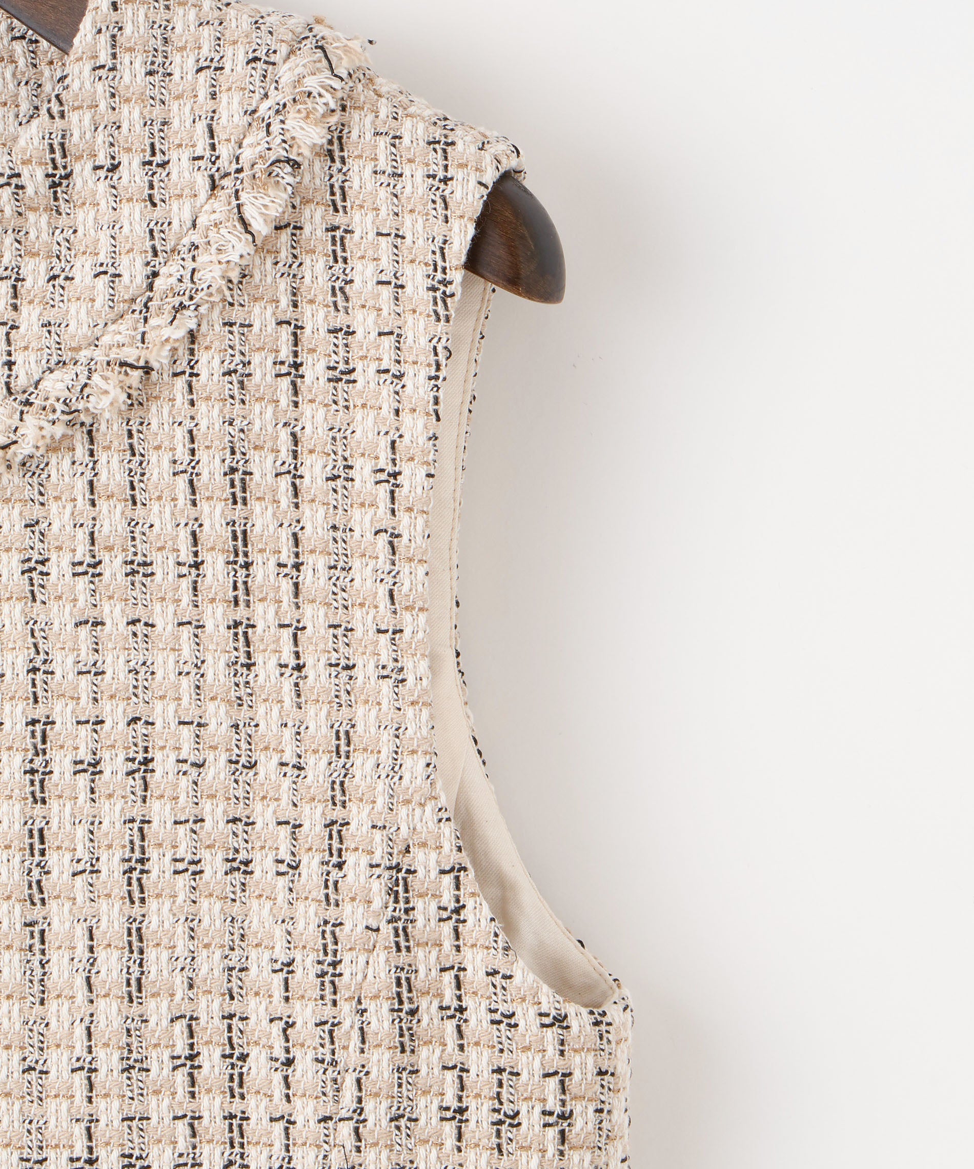 ツイードフリンジベスト – FACE SANS FARD