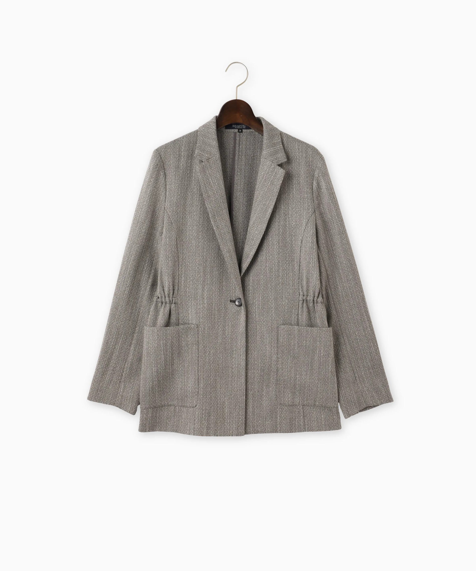 ヘリンボーンツィードジャケット – FACE SANS FARD