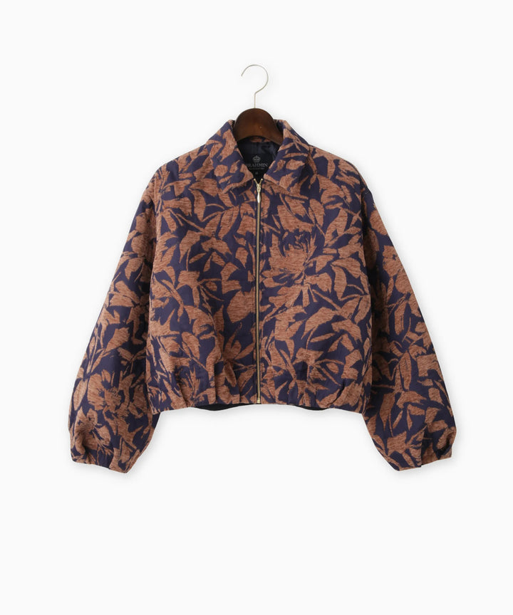 ジャガードブルゾン