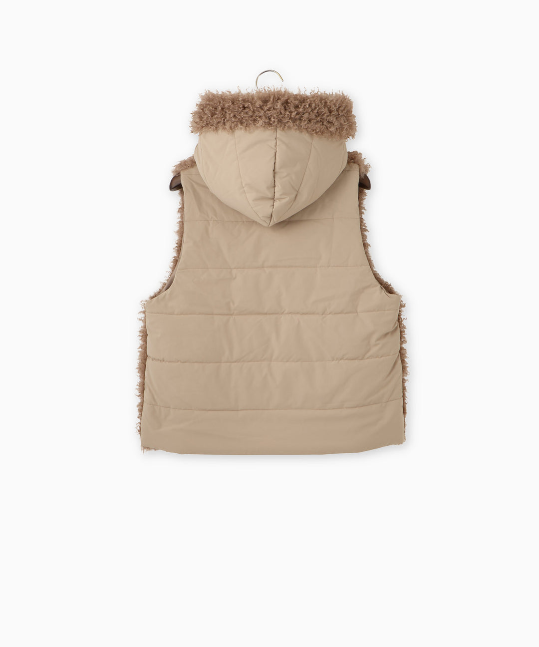 ドッキングフェイクファーベスト