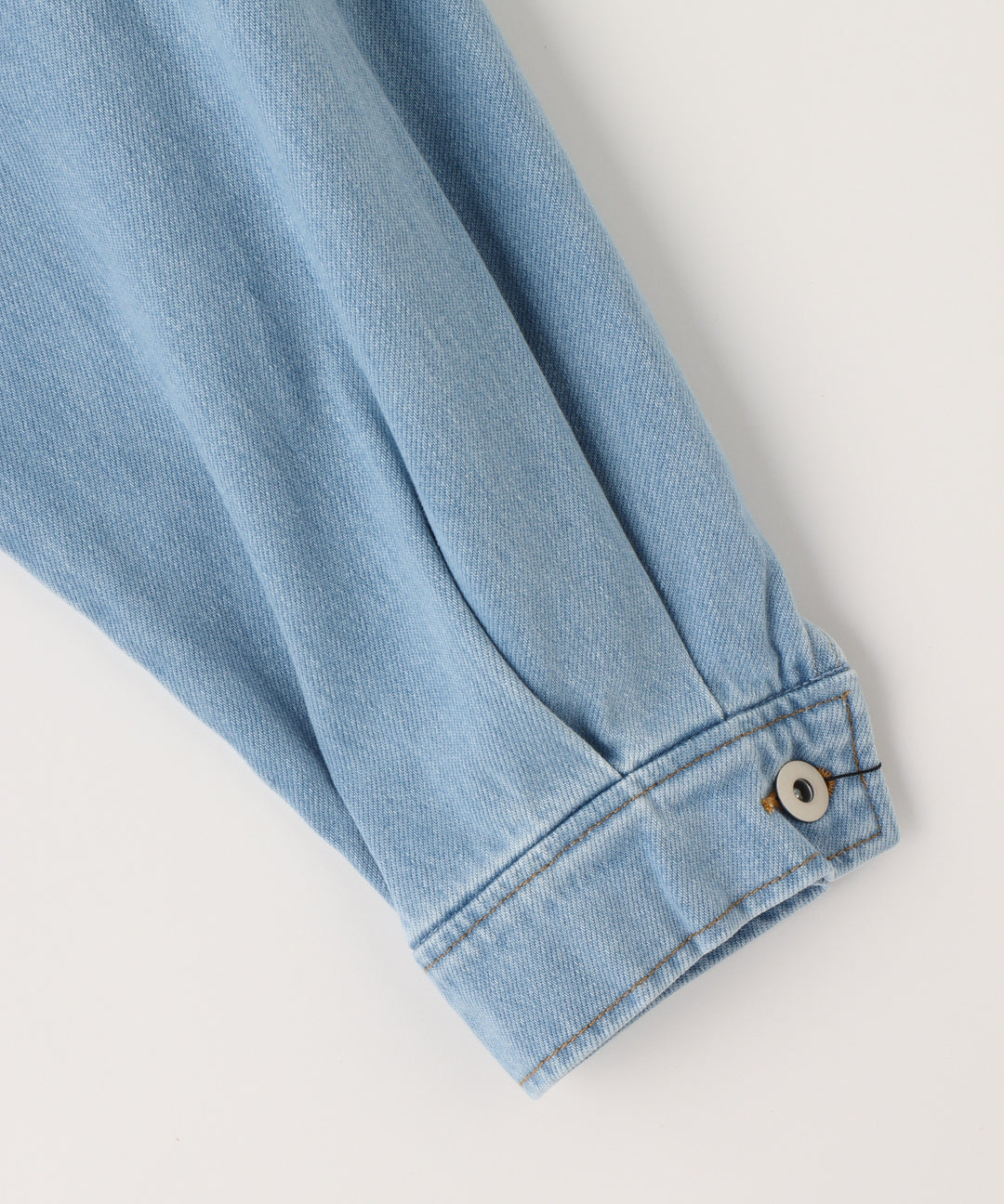 コットンデニムジップアップブルゾン