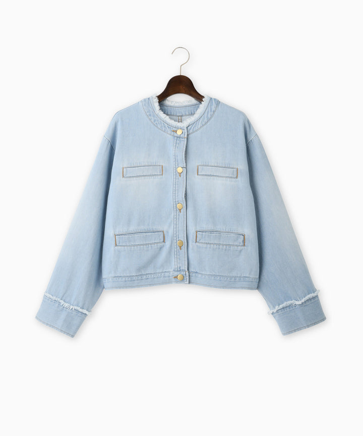 Denim blouson