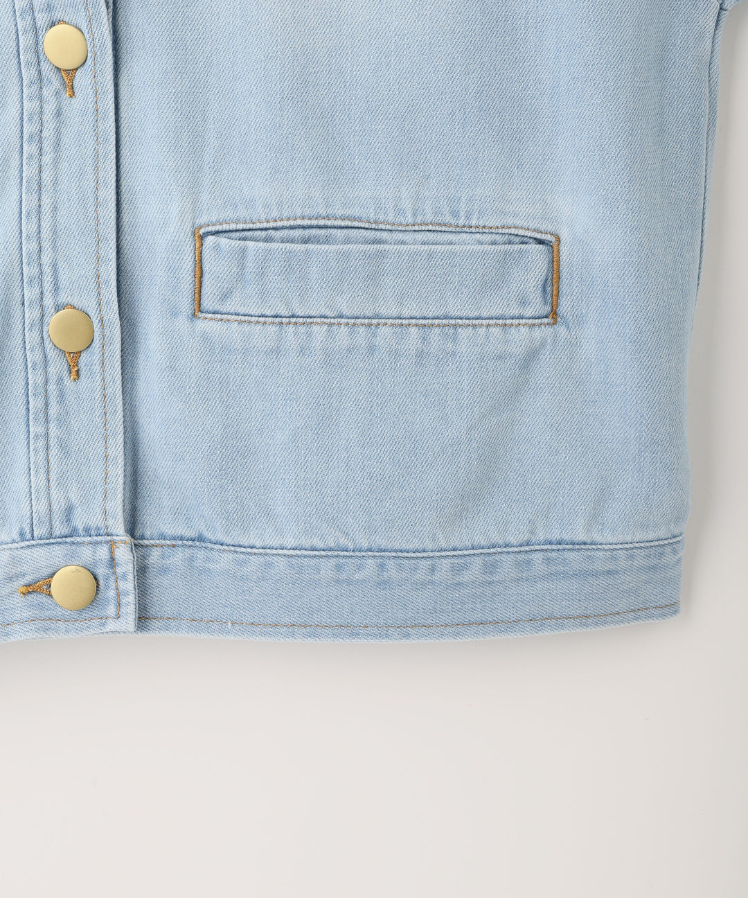Denim blouson