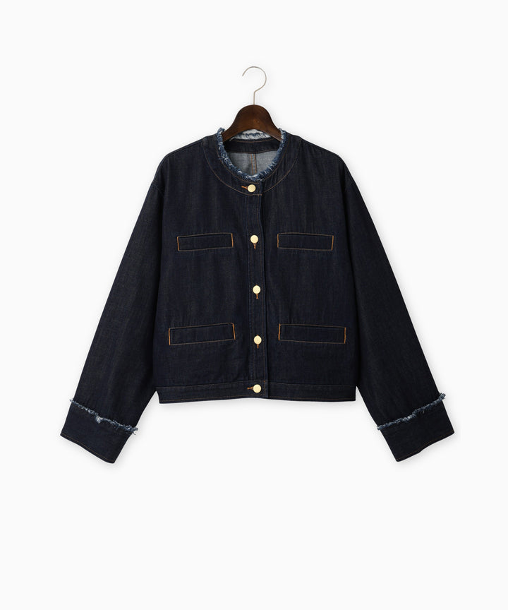 Denim blouson