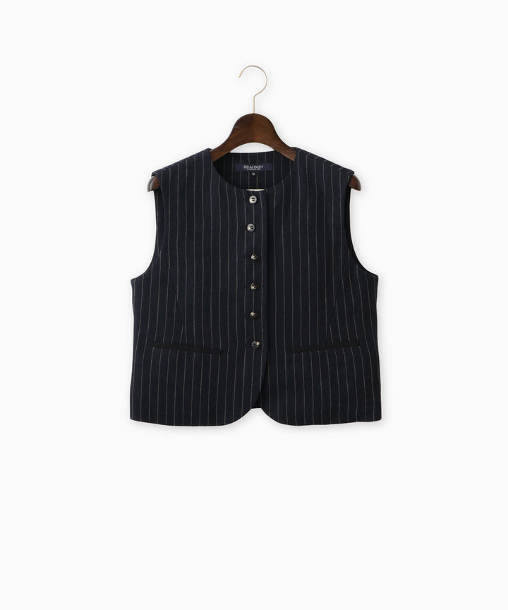 リネンコンパクトベスト