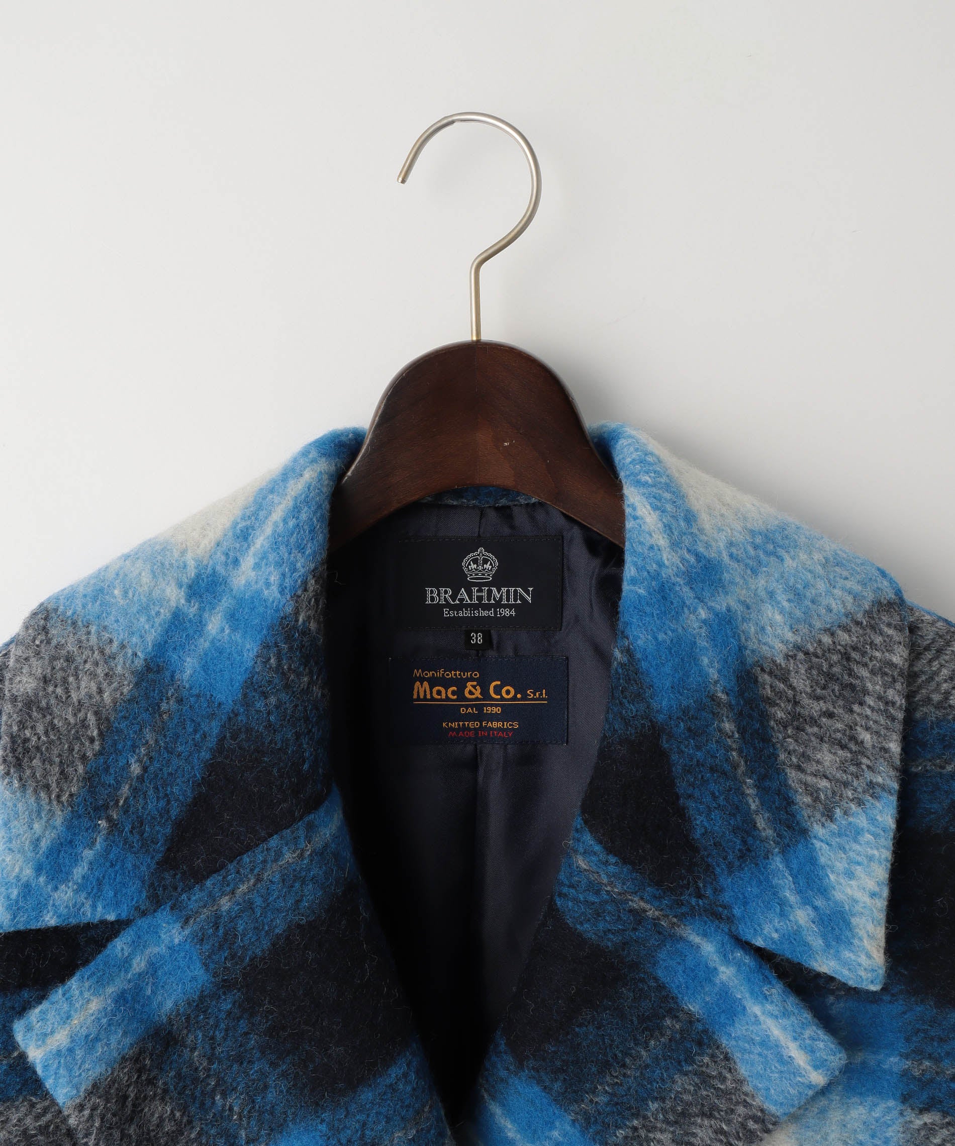 チェックスライバーピーコート – FACE SANS FARD